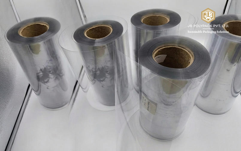 Transparent PET sheet rolls used for thermoforming and sustainable packaging applications